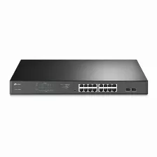 Switch Jetstream De 16 Puertos 10/100/1000mbps Y Poe Af/at, 2 Puertos Sfp Hasta 192w.