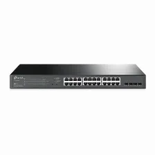 Switch Tp-link Jetstream Tl-sg2428p Gestionado, L2/l2+, Cantidad De Puertos 24, Puertos 24, (poe +) 24, Gigabit Ethernet (10/100/1000), 56 Gbit/s, Https, Snmp, Snmpv2, Snmpv3, Ssh, Ssh-2, Ssl/tls, ...