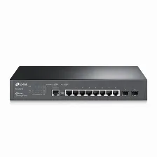 Switch Tp-link Jetstream Tl-sg3210 Gestionado, L2/l3, Cantidad De Puertos 8, Gigabit Ethernet (10/100/1000), 20 Gbit/s, 1u, Negro