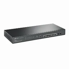 Switch Tp-link Jetstream Tl-sg3210xhp-m2 Gestionado, L2+, Rj-45 8, 2.5g Ethernet (100/1000/2500), (poe +) 8, 1u, Negro