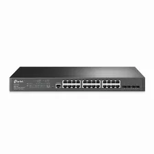Switch Tp-link Tl-sg3428 Gestionado, L2/l3, 24 Puertos, Gigabit (10/100/1000), 56 Gbit/s, Negro