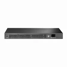Switch Tp-link Tl-sg3428x Gestionado, L2+/l3, Cantidad De Puertos 24, Puertos 24, Gigabit Ethernet (10/100/1000), 128 Gbit/s, 1u, Negro