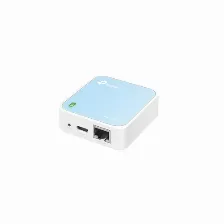 Nano Router Inalambrico Tp-link Tl-wr802n, 300mbps, 802.11n, Puerto Usb Para Carga, Soporta Modo Cliente Ap, Bridge Y Repetidor