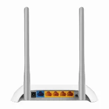 Router Tp-link Tl-wr840n 2 Antenas 5dbi, 2.4 Ghz, 4 Puertos, 300 Mbit/s, Blanco/gris