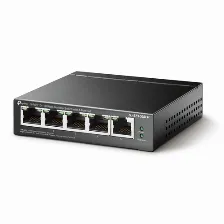 Switch Tp-link Tl-sf1005lp No Administrado, Rj-45 5, Fast Ethernet (10/100), 4 Poe, Negro
