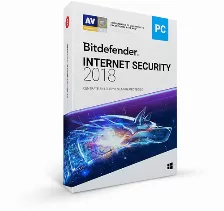 Antivirus Bitdefender Internet Security 2018, 1y, 5u, Mx, 5 Licencia(s), 1 Año(s)