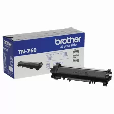 Toner Brother Tn760 Original, Negro