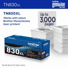 Tóner Brother Tn-830xl Original, Negro