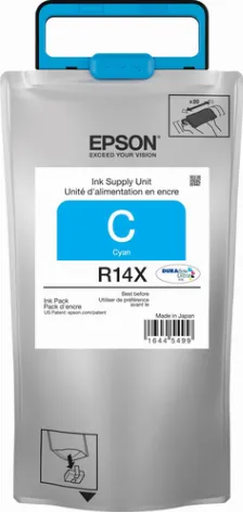Cartucho De Tinta Epson R14x Original, Cian