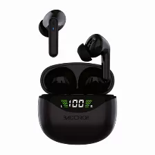 Audífonos Backdrop Tws-3n Intra Auditivo, True Wireless Stereo (tws), Bluetooth, Negro