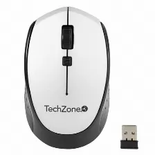 Mouse Techzone Tz19mou01-inapl Inalambrico Usb 1600 Dpi Plata/negro