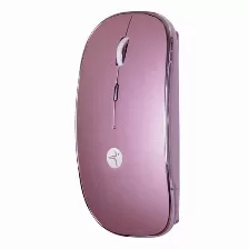 Mouse Techzone Tzacmoi27 óptico, 4 Botones, 1600 Dpi, Rf Inalámbrico, 10 M, Rosa