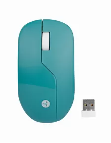 Mouse Techzone Tzacmoi40 3 Botones, 1200 Dpi, Rf Inalámbrico, 10 M, Verde, Blanco