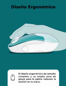 Mouse Techzone Tzacmoi40 3 Botones, 1200 Dpi, Rf Inalámbrico, 10 M, Verde, Blanco