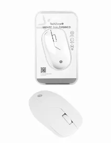 Mouse Techzone Tzacmoi49 Recargable Inalambrico Alta Presicion 1200 Dpi 2.4 Ghz Blanco