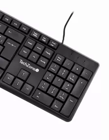 Teclado Techzone Teclado Alámbrico Alámbrico, Usb, Negro