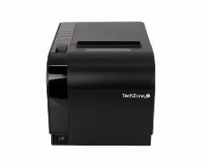 Impresora De Recibo Techzone Tzbe301 Térmico, Impresora De Tpv, Alámbrico, Usb, Rj-11, Rs-232, Negro