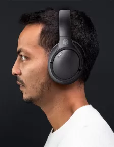 Audífonos Techzone Tzdj02 Diadema, Inalámbrico Y Alámbrico, Usb, Bluetooth, Negro