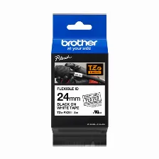 Cinta Brother Tze-fx251 Negro Sobre Blanco, 2.4 Cm, 8 M