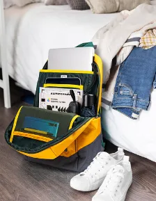 Mochila Techzone Tzlbp26-g Bolsa Lateral, Tamaño Max De Pantalla 16