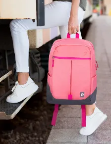 Mochila Techzone Tzlbp26-r Bolsa Lateral, Tamaño Max De Pantalla 16