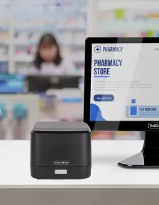 Impresora De Recibo Techzone Tzpoimt01 Térmica Directa, Impresora De Tpv, Alámbrico, Usb, 58 Mm, Negro