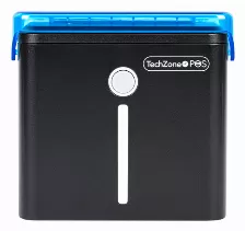 Impresora De Recibo Techzone Tzpoimw Térmica Directa, Impresora De Tpv, Inalámbrico Y Alámbrico, Usb, Rj-11, 80 Mm, Negro, Azul