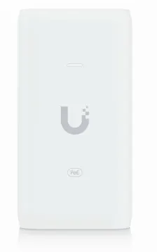 Adaptador Poe Ubiquiti U-poe, Gigabit Ethernet, Active Poe, Blanco, Estado, 48 V, 15 W