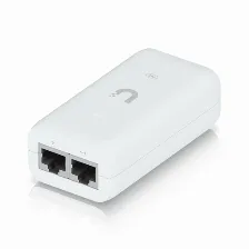 Adaptador Poe Ubiquiti U-poe, Gigabit Ethernet, Active Poe, Blanco, Estado, 48 V, 15 W
