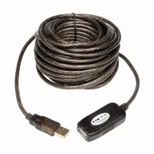 Extensor Tripp Lite 4.88 M, Usb A A Usb A, Macho/hembra, 480 Mbit/s, Negro