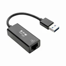 Tarjeta Tripp Lite U336-000-r Adaptador De Red Nic Usb 3.0 A Gigabit Ethernet, 10mbps / 100mbps / 1000mbps, Negro, Negro, Vietnam, Ce, Fcc, 10 - 40 °c, 22.7 Mm, 15.2 Mm