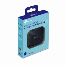 Hub Portatil Tp-link Uh400, 4 Puertos, Usb 3.0, Negro