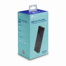Hub Tp-link Uh700 7 Puertos Interfaz Usb 3.2 Gen 1, 7 Usb A 3.1, 1 M, 5000 Mbit/s, Color Negro
