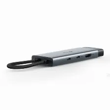 Adaptador Hub | Tp Link | Uh7020c | Usb-c 7 En 1 Con Puerto Hdmi 4k@60hz, Ranuras Para Sd Y Microsd Y Carga Rapida