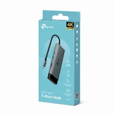 Adaptador Hub | Tp Link | Uh7020c | Usb-c 7 En 1 Con Puerto Hdmi 4k@60hz, Ranuras Para Sd Y Microsd Y Carga Rapida