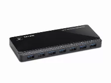 Hub Tp-link Uh720 Interfaz Usb 3.2 Micro-b, 9 Usb A 3.1, 1m, Velocidad 5000 Mbit/s, Negro
