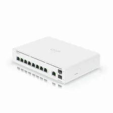 Switch Ubiquiti Networks Uisp Console, 8 Puertos Gigabit Ethernet 10/100/1000, 1 Puertos Sfp, 1 Puertos Sfp+, 10 Gbit/s, Administrado, Blanco