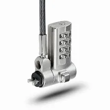 Cable Antirrobo Startech.com Kensington, Cerradura Con Combinación, 2 M, Acero Al Carbón, Negro, Plata