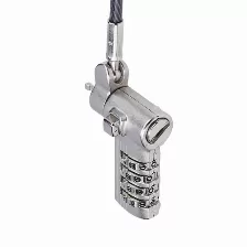 Cable Antirrobo Startech.com Univcs-laptop-lock Kensington, Nano, Noble, Brecha, Cerradura Con Combinación, 2 M, Acero Al Carbón, Plástico, Negro, Plata