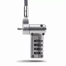 Cable Antirrobo Startech.com Univcs-laptop-lock Kensington, Nano, Noble, Brecha, Cerradura Con Combinación, 2 M, Acero Al Carbón, Plástico, Negro, Plata