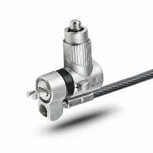 Cable Antirrobo Startech.com Kensington, 2 Teclas, 2 M, Acero Al Carbón, Plástico, Negro, Plata