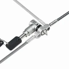 Cable Antirrobo Startech.com Kensington, 2 Teclas, 2 M, Acero Al Carbón, Plástico, Negro, Plata
