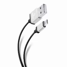 Cable Usb Steren Usb-347 Usb A A Micro-usb A, Negro
