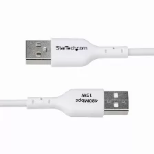 Cable Usb Startech.com Usb2ac1mncwhe Usb A A Usb C, Blanco