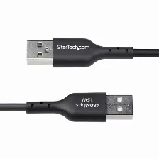Cable Usb Startech.com Usb2ac2mnc Usb A A Usb C, Negro