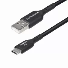 Cable Usb Startech.com Usb2ac3mnc Usb A A Usb C, Negro