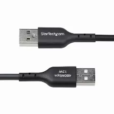 Cable Usb Startech.com Usb2ac3mnc Usb A A Usb C, Negro