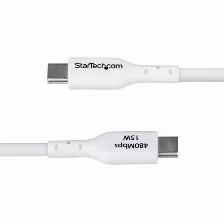 Cable Usb Startech.com Usb2ac3mncwhe Usb A A Usb C, Blanco