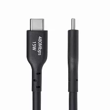 Cable Usb Startech.com Usb2ac4mbke Usb A A Usb C, Negro