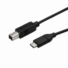 Cable Usb Startech.com Usb2cb3m Usb C A Usb B, 480 Mbit/s, Negro